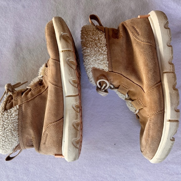 Sorel Shoes - Sorel Explorer Carnival Cozy Tan Suede Winter Boots with Sherpa Lining Size 10